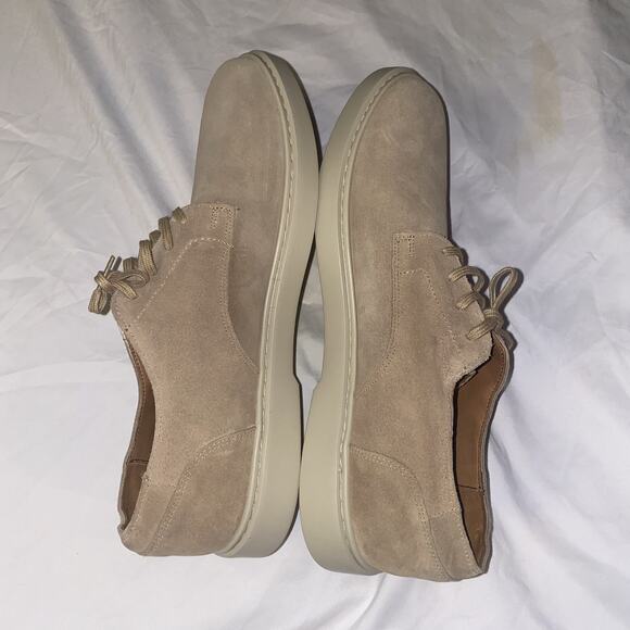 Allen Edmonds "HENDERSON" Men's Lace-Up Derby Sneakers Size 11 D Bone Suede - Picture 5 of 11